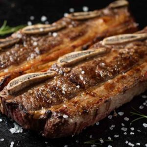 bife de tiras assado