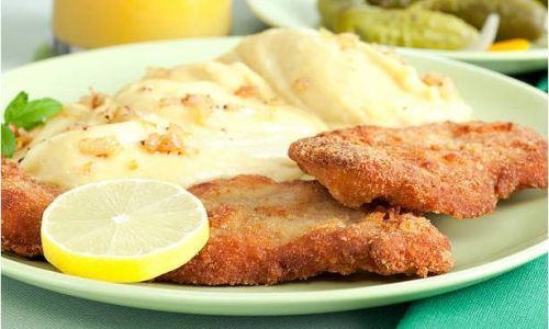 Milanesas con puré